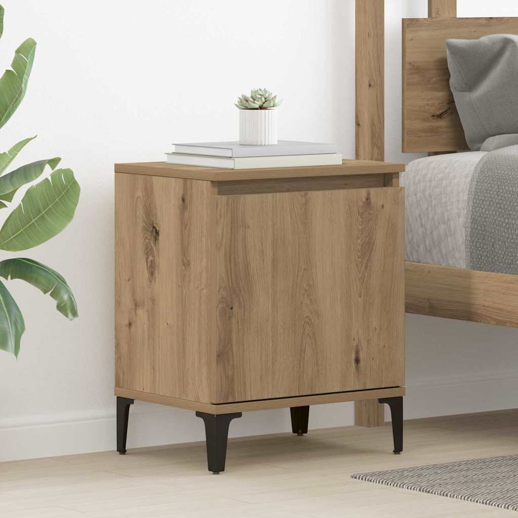 Bedside Cabinet Artisan oak 40 x 30 x 50 cm Engineered wood